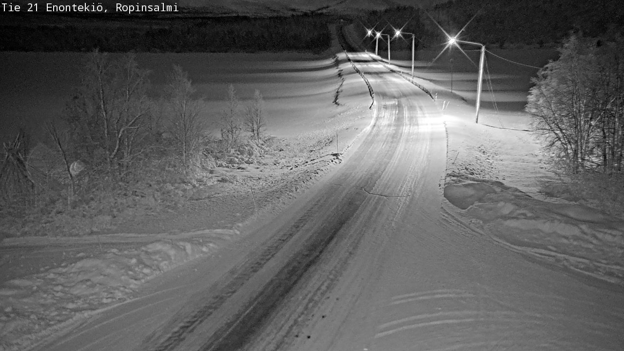 Kelikamerat Kuva Tie 21 Enontekiö, Ropinsalmi, Enontekiö, Lappi