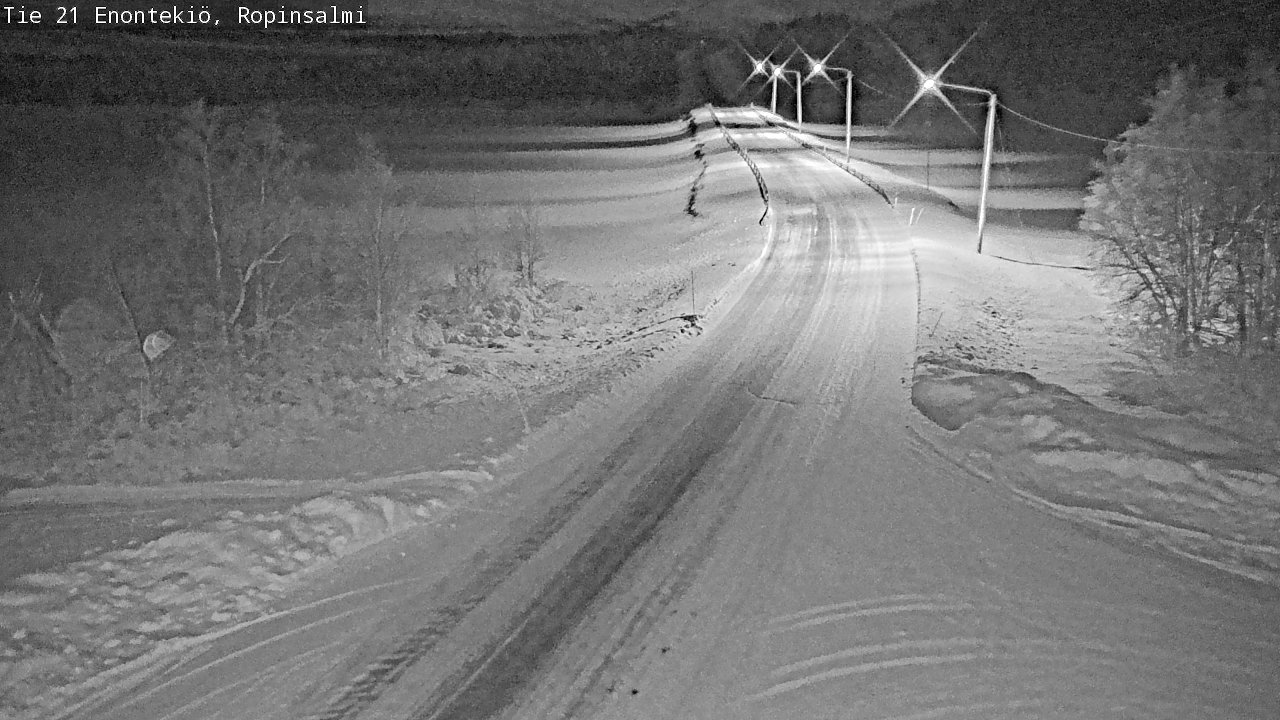 Kelikamerat Kuva Tie 21 Enontekiö, Ropinsalmi, Enontekiö, Lappi