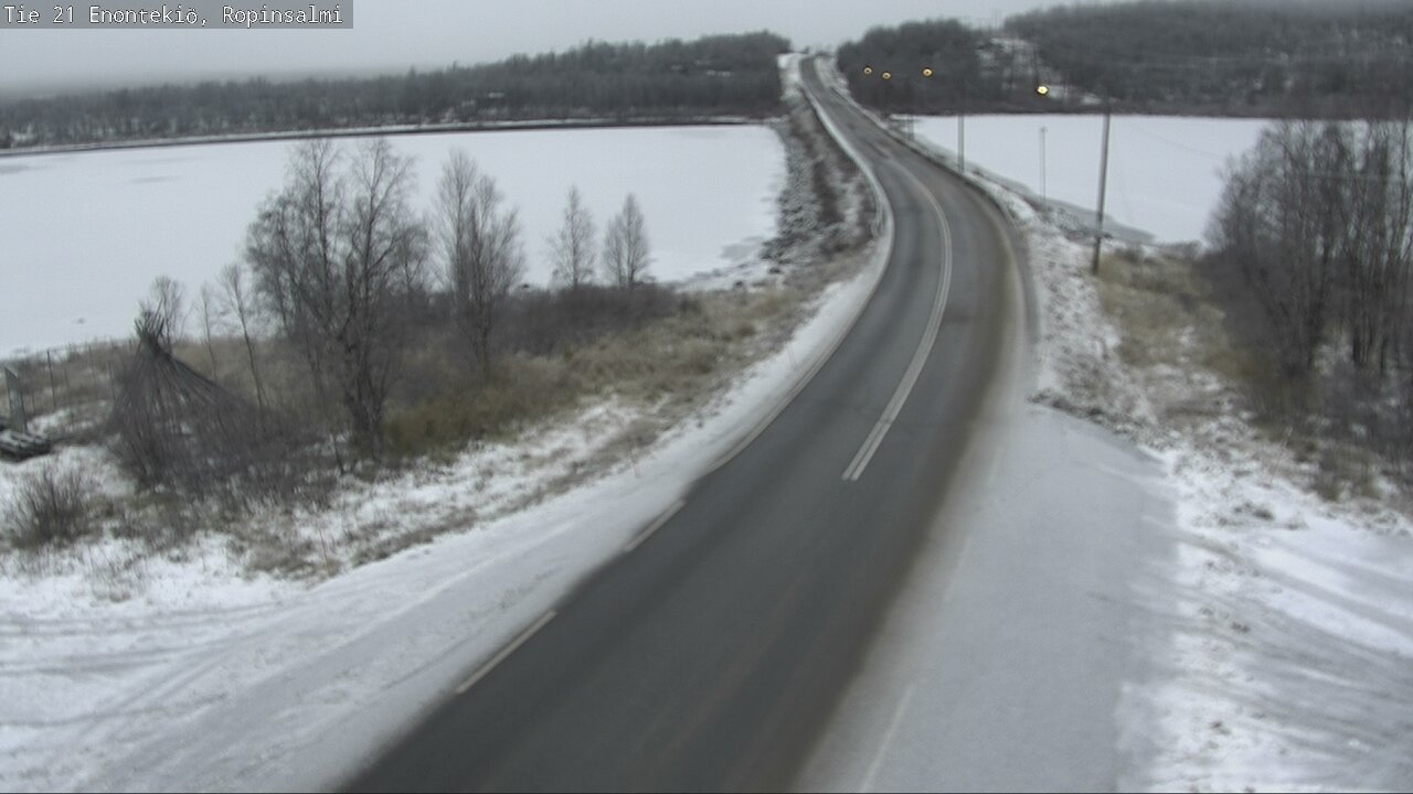 Kelikamerat Kuva Tie 21 Enontekiö, Ropinsalmi, Enontekiö, Lappi