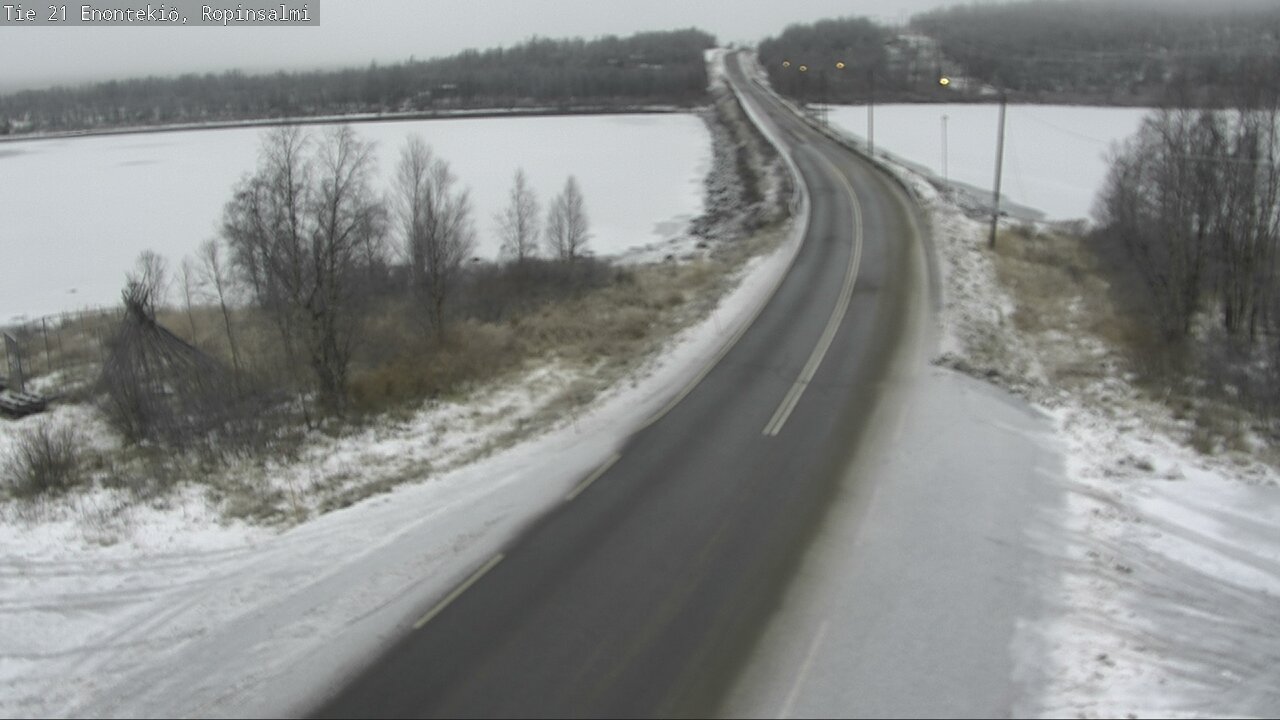 Kelikamerat Kuva Tie 21 Enontekiö, Ropinsalmi, Enontekiö, Lappi