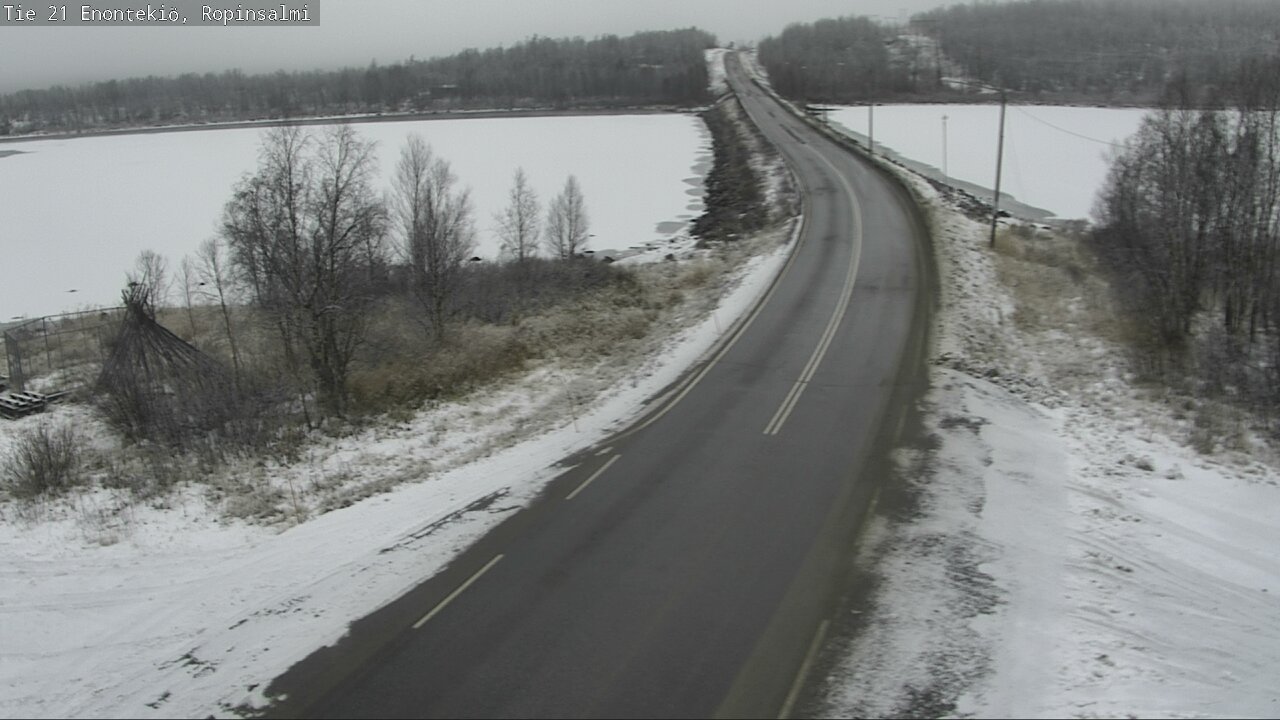 Kelikamerat Kuva Tie 21 Enontekiö, Ropinsalmi, Enontekiö, Lappi