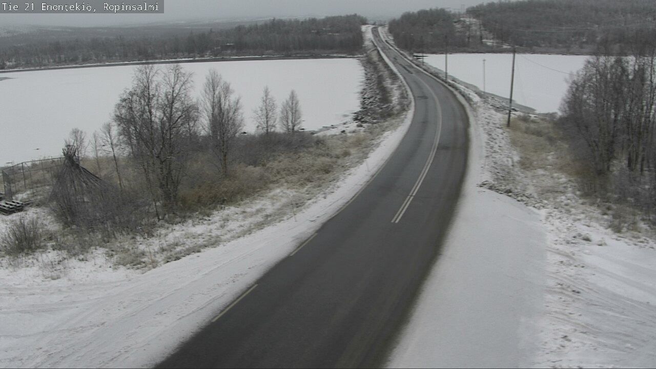 Kelikamerat Kuva Tie 21 Enontekiö, Ropinsalmi, Enontekiö, Lappi