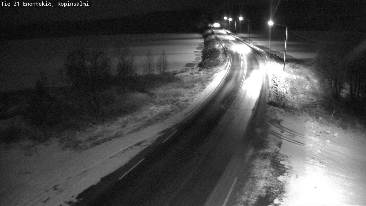 Kelikamerat Kuva Tie 21 Enontekiö, Ropinsalmi, Enontekiö, Lappi