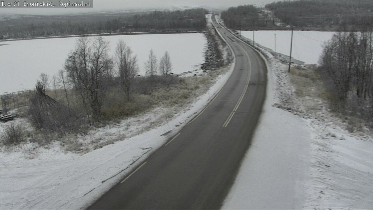 Kelikamerat Kuva Tie 21 Enontekiö, Ropinsalmi, Enontekiö, Lappi