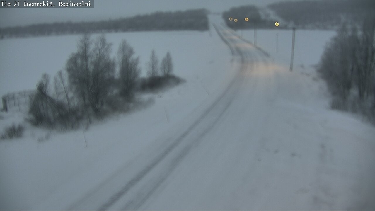 Kelikamerat Kuva Tie 21 Enontekiö, Ropinsalmi, Enontekiö, Lappi