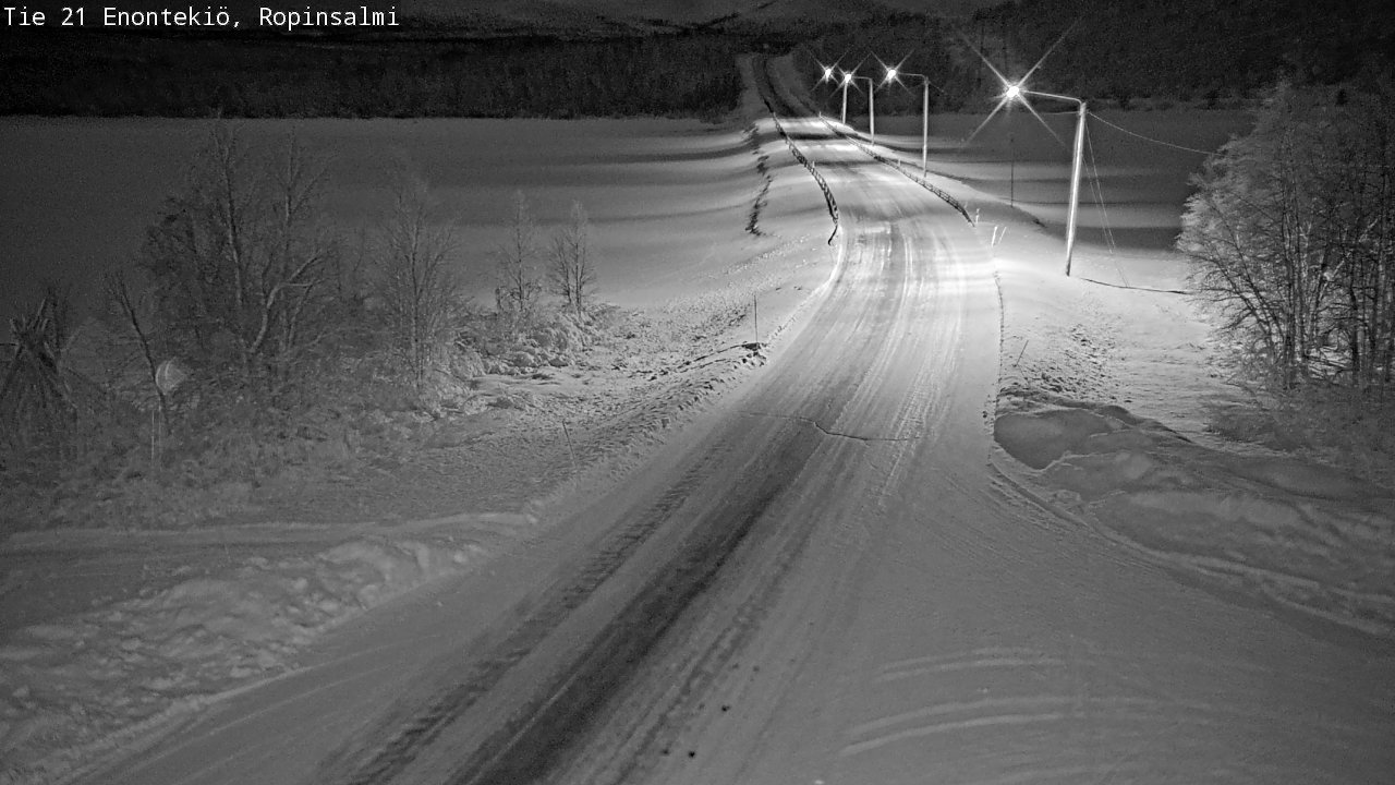 Kelikamerat Kuva Tie 21 Enontekiö, Ropinsalmi, Enontekiö, Lappi