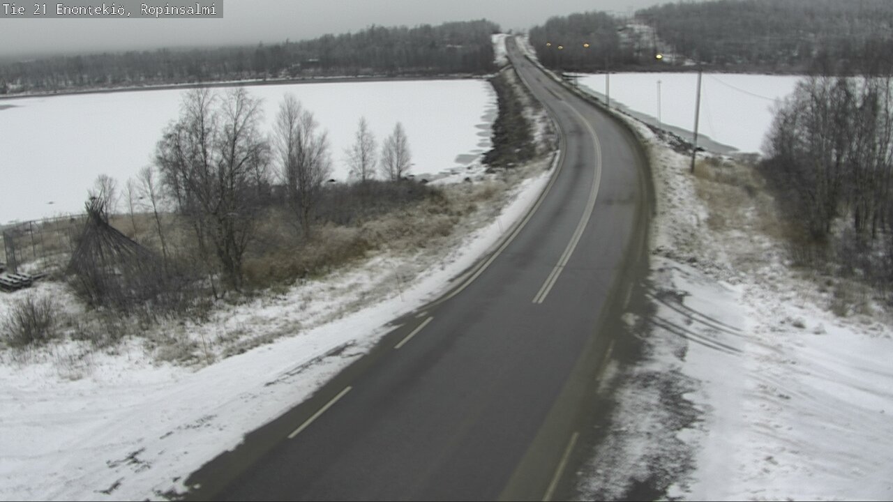 Kelikamerat Kuva Tie 21 Enontekiö, Ropinsalmi, Enontekiö, Lappi