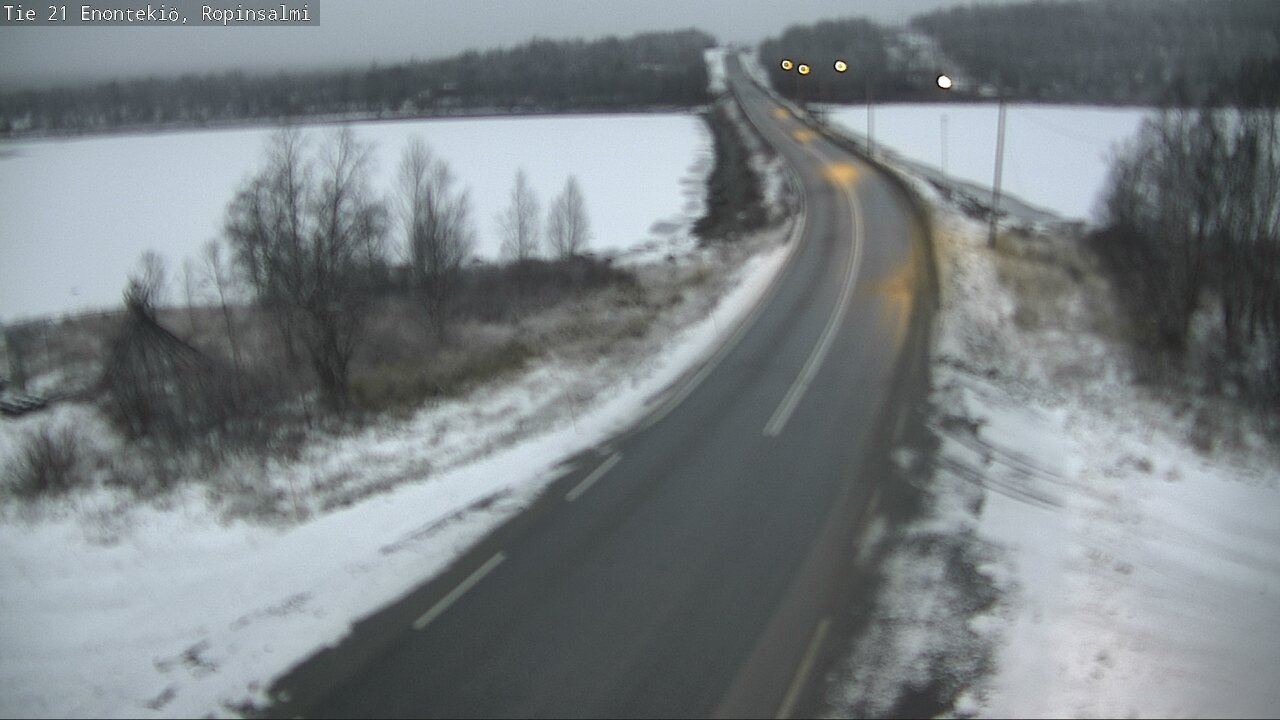 Kelikamerat Kuva Tie 21 Enontekiö, Ropinsalmi, Enontekiö, Lappi