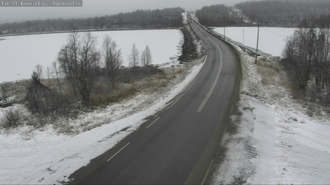 Kelikamerat Kuva Tie 21 Enontekiö, Ropinsalmi, Enontekiö, Lappi