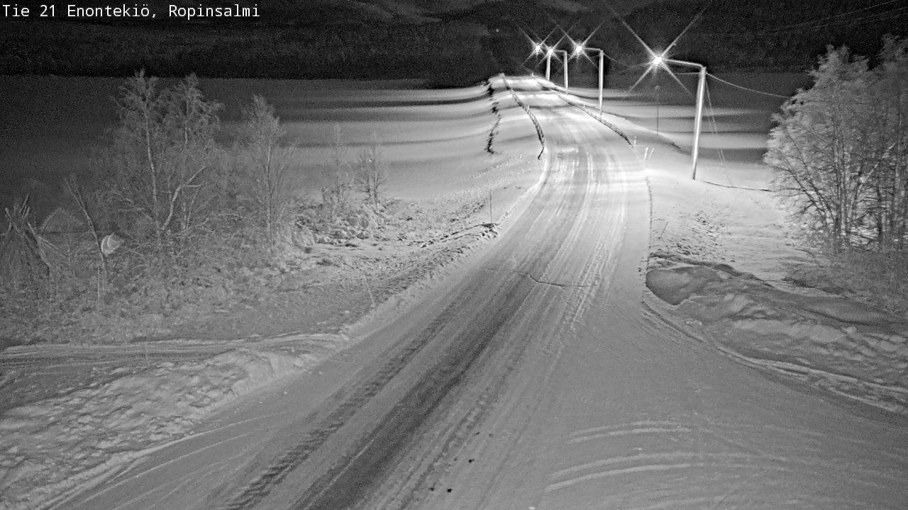 Kelikamerat Kuva Tie 21 Enontekiö, Ropinsalmi, Enontekiö, Lappi