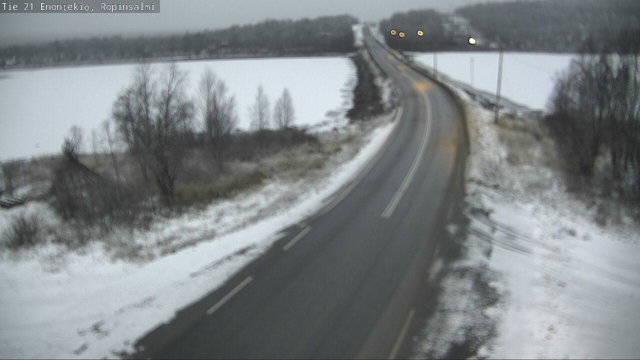 Kelikamerat Kuva Tie 21 Enontekiö, Ropinsalmi, Enontekiö, Lappi