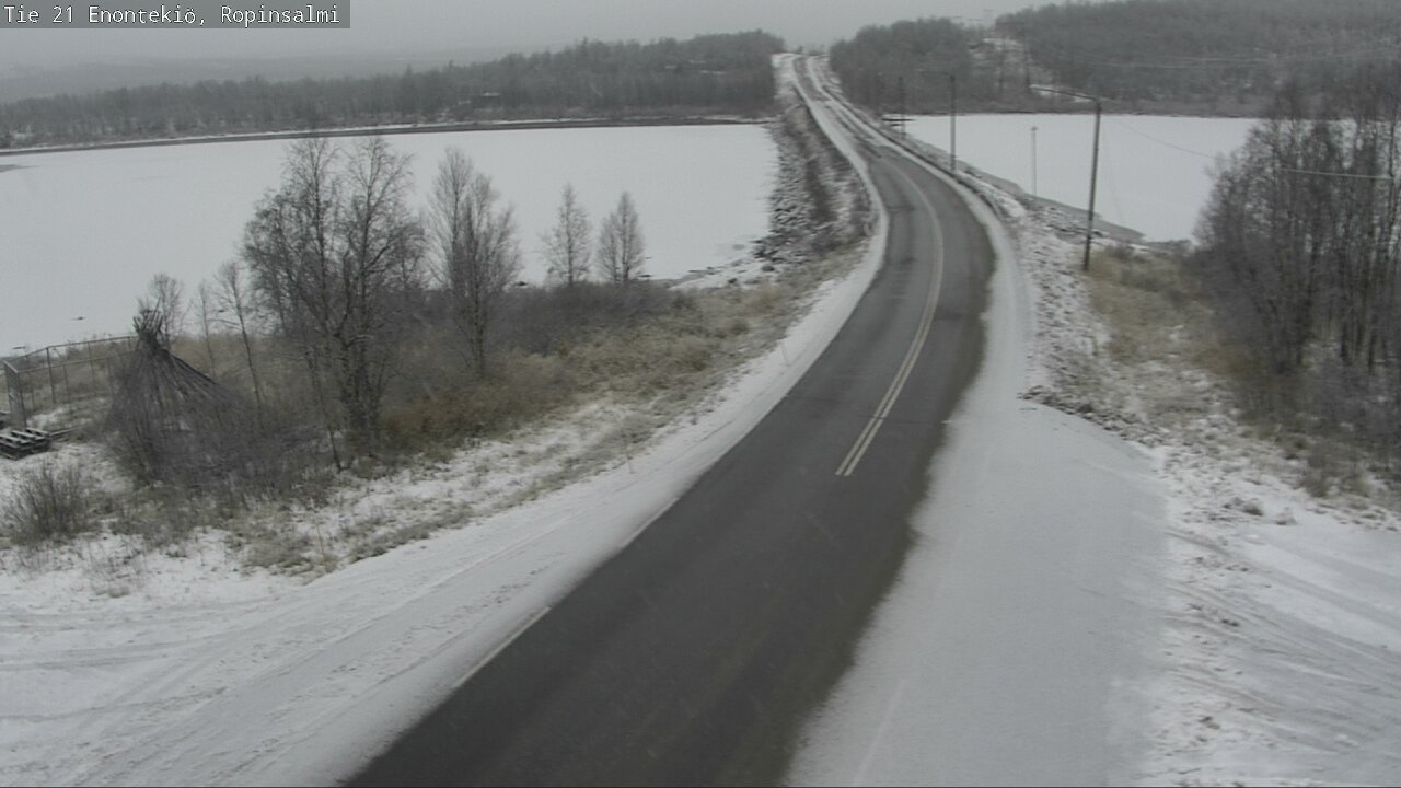 Kelikamerat Kuva Tie 21 Enontekiö, Ropinsalmi, Enontekiö, Lappi