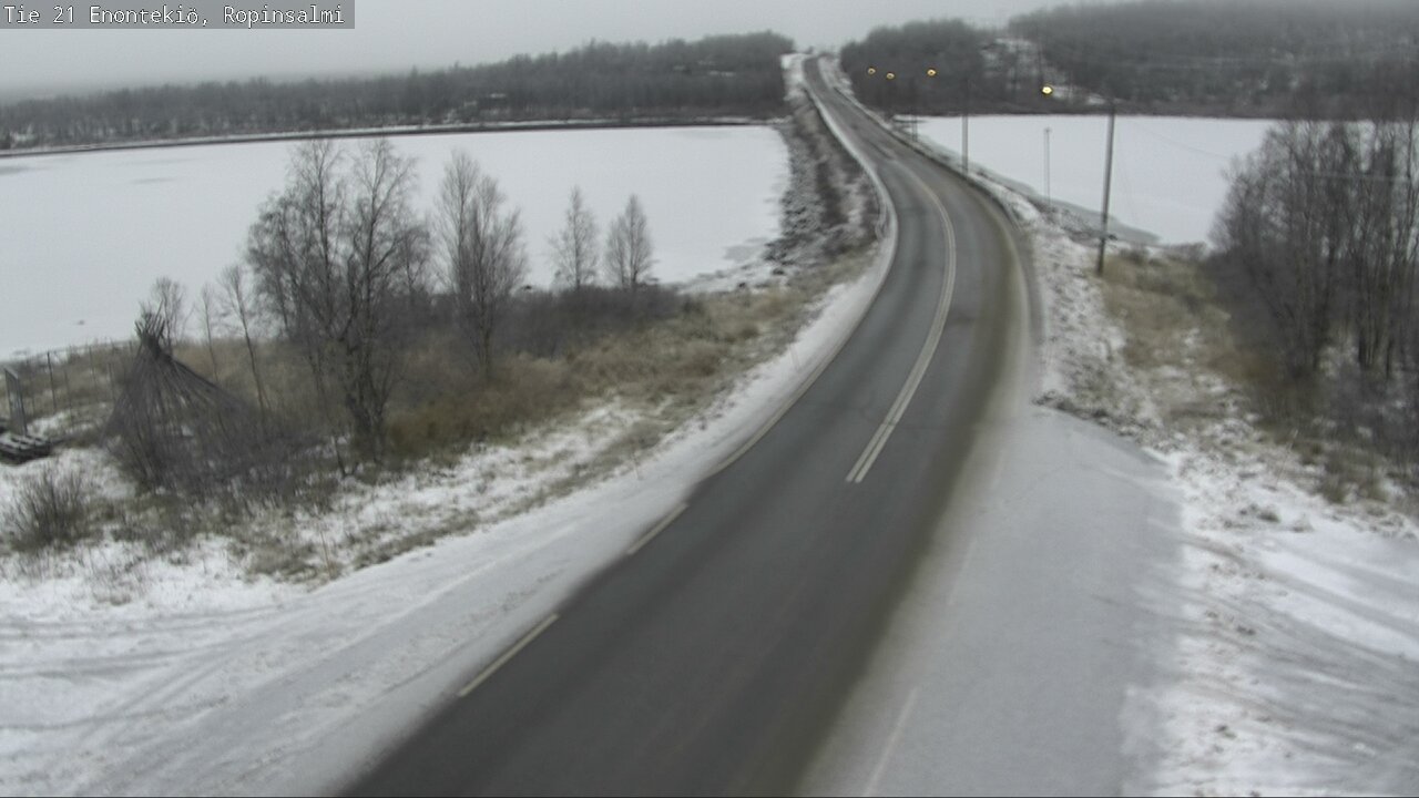 Kelikamerat Kuva Tie 21 Enontekiö, Ropinsalmi, Enontekiö, Lappi