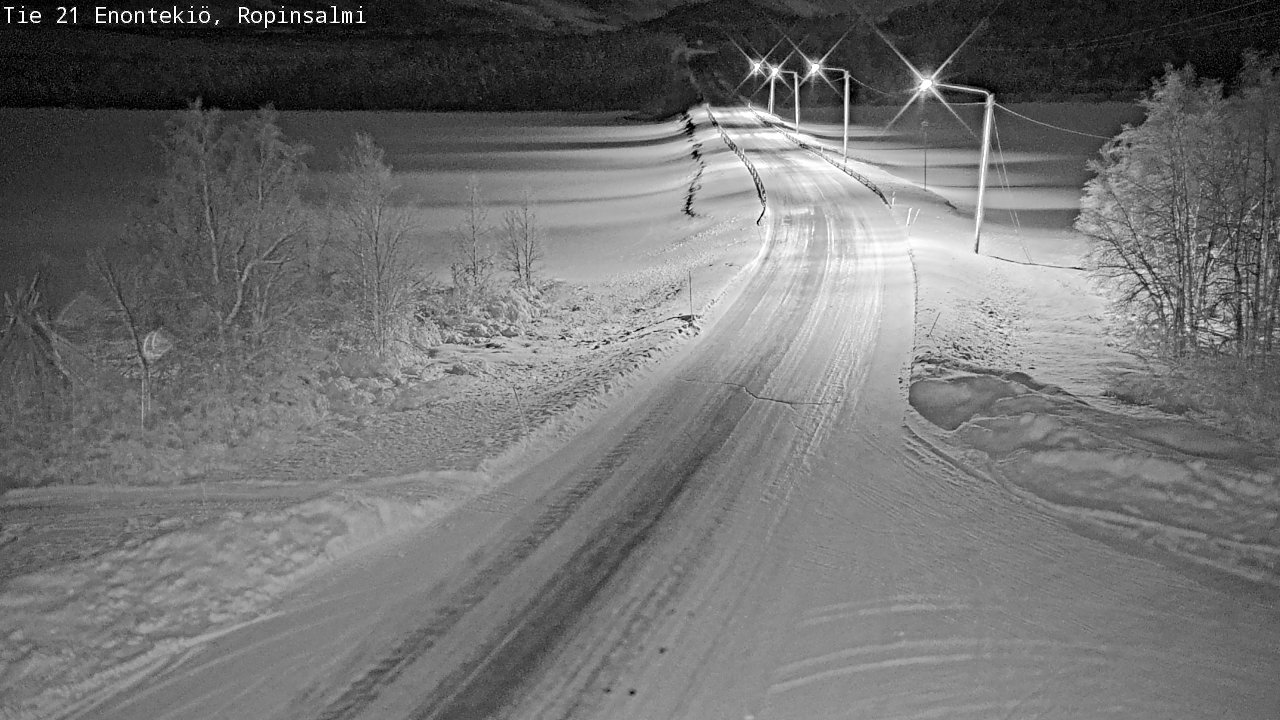 Kelikamerat Kuva Tie 21 Enontekiö, Ropinsalmi, Enontekiö, Lappi