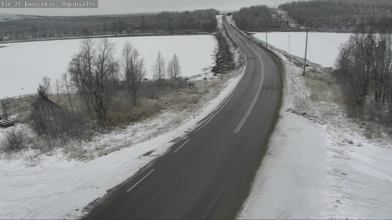 Kelikamerat Kuva Tie 21 Enontekiö, Ropinsalmi, Enontekiö, Lappi