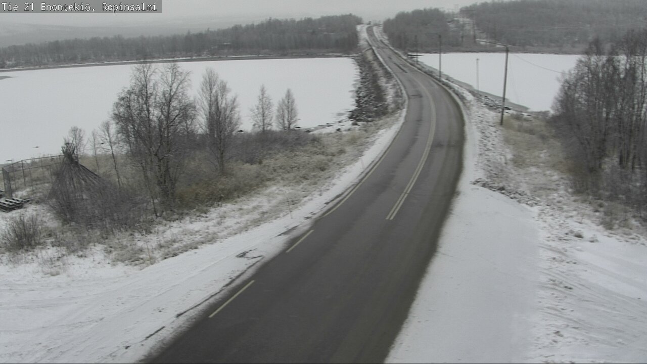 Kelikamerat Kuva Tie 21 Enontekiö, Ropinsalmi, Enontekiö, Lappi