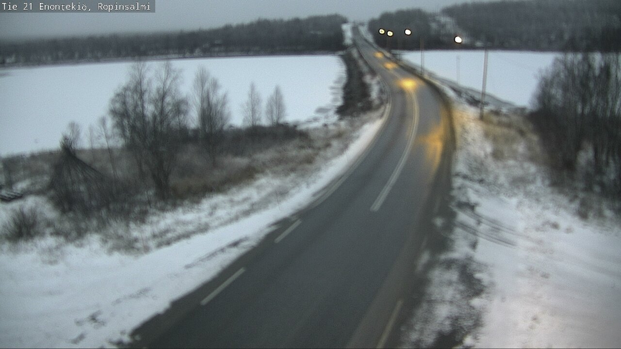 Kelikamerat Kuva Tie 21 Enontekiö, Ropinsalmi, Enontekiö, Lappi