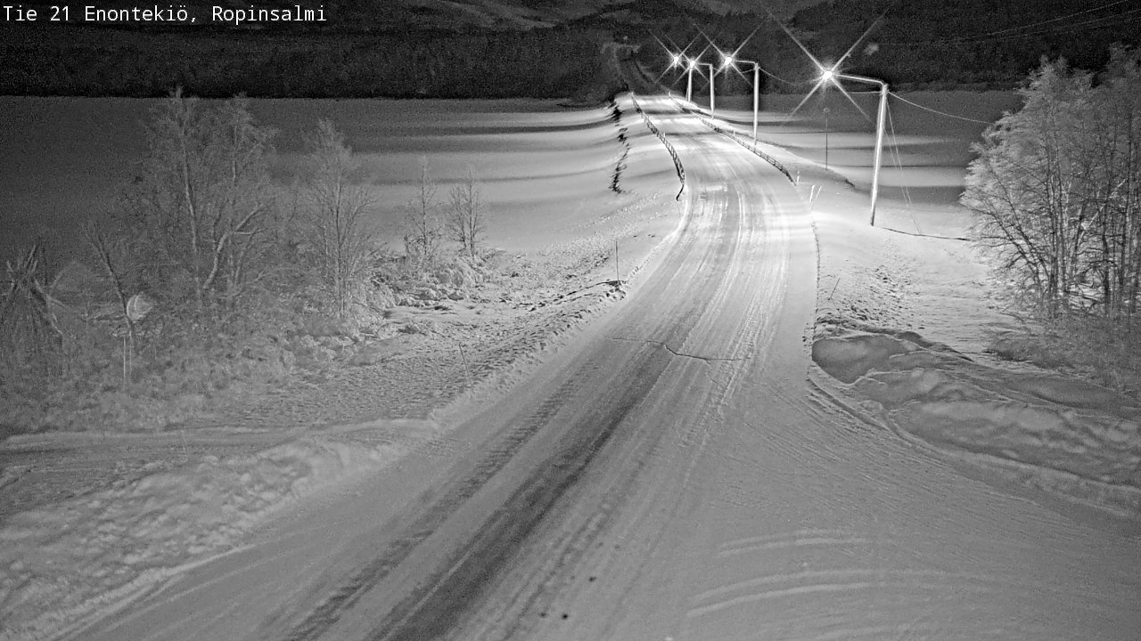 Kelikamerat Kuva Tie 21 Enontekiö, Ropinsalmi, Enontekiö, Lappi