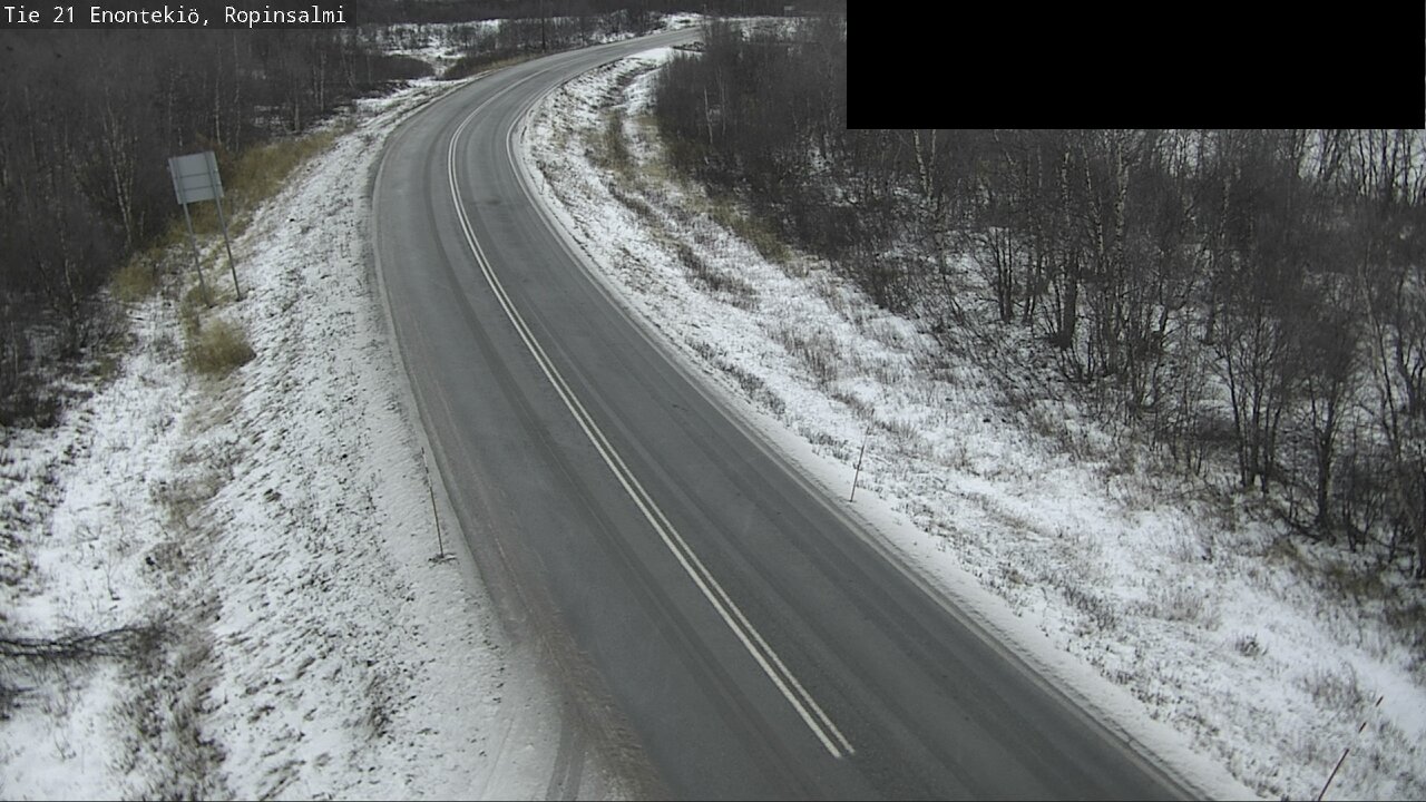 Kelikamerat Kuva Tie 21 Enontekiö, Ropinsalmi, Enontekiö, Lappi