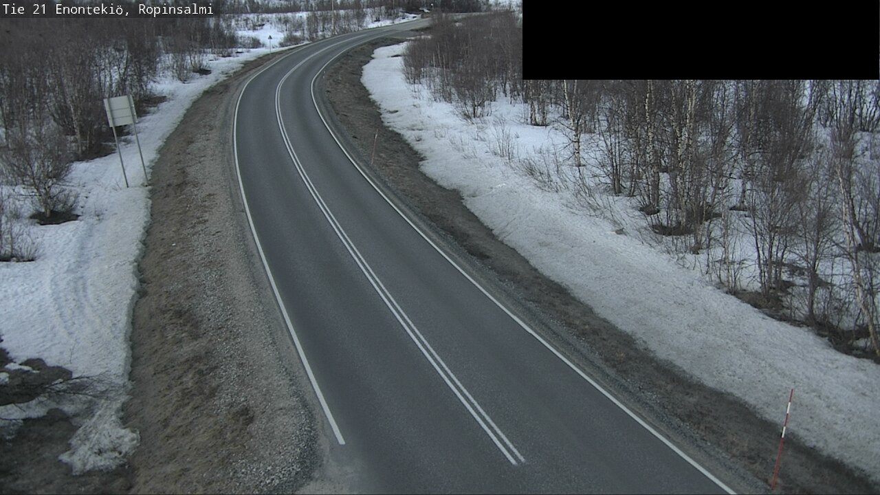 Kelikamerat Kuva Tie 21 Enontekiö, Ropinsalmi, Enontekiö, Lappi