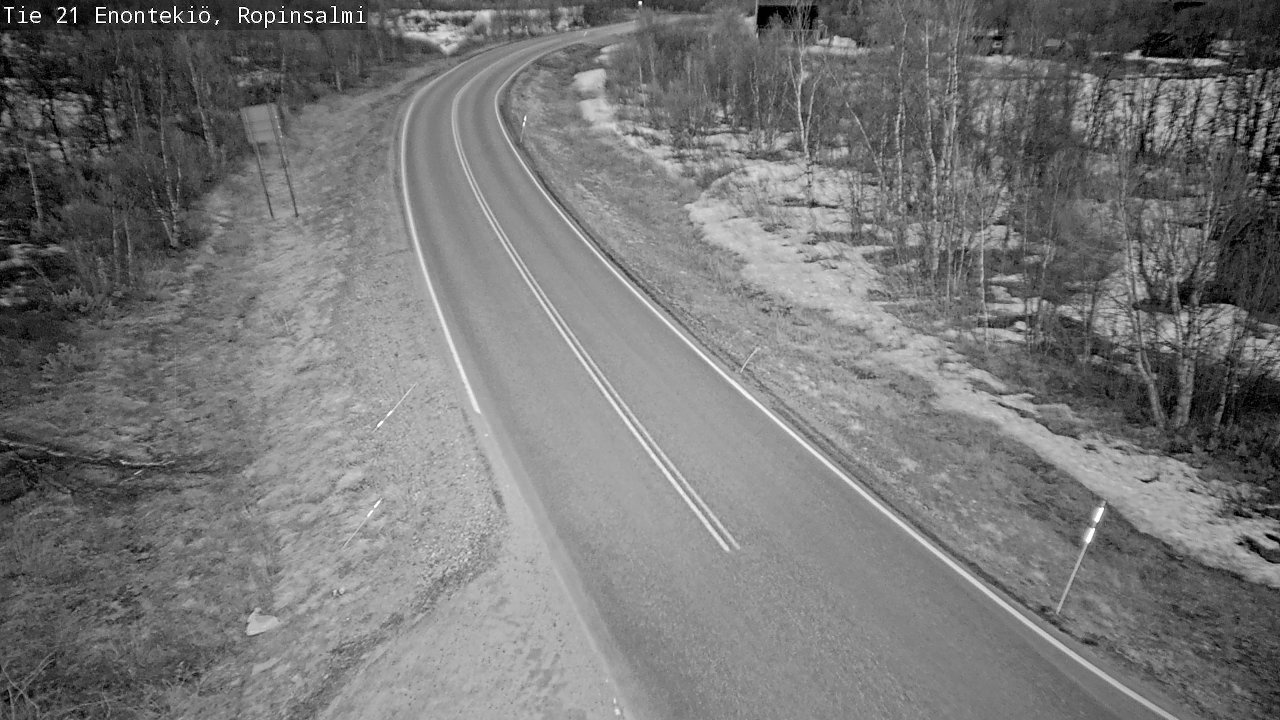 Kelikamerat Kuva Tie 21 Enontekiö, Ropinsalmi, Enontekiö, Lappi