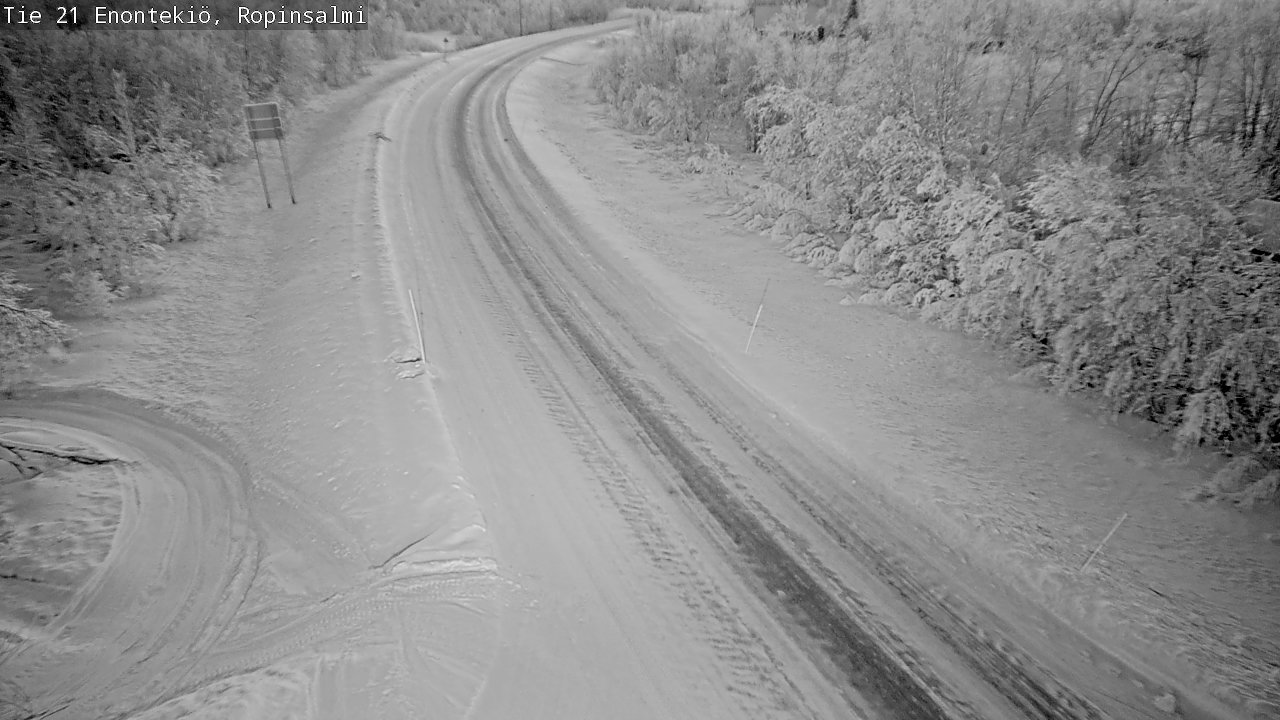 Kelikamerat Kuva Tie 21 Enontekiö, Ropinsalmi, Enontekiö, Lappi