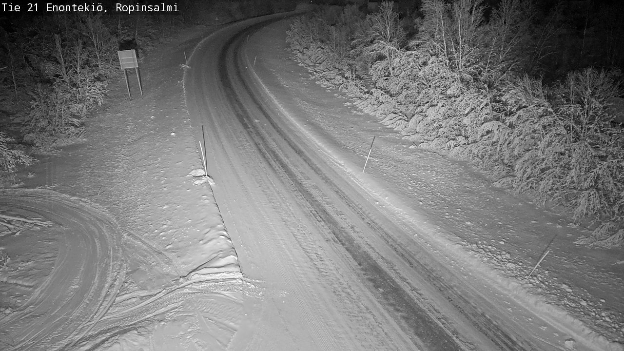 Kelikamerat Kuva Tie 21 Enontekiö, Ropinsalmi, Enontekiö, Lappi