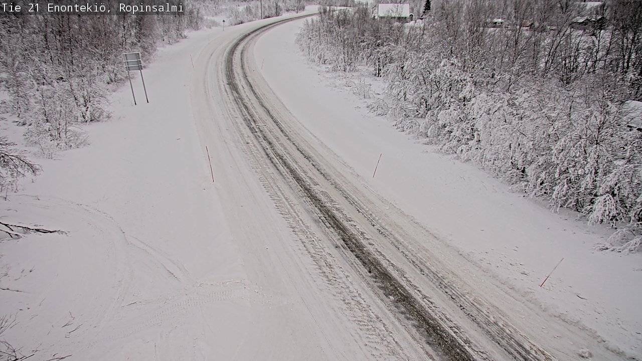 Kelikamerat Kuva Tie 21 Enontekiö, Ropinsalmi, Enontekiö, Lappi
