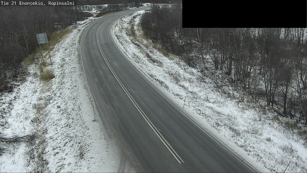 Kelikamerat Kuva Tie 21 Enontekiö, Ropinsalmi, Enontekiö, Lappi