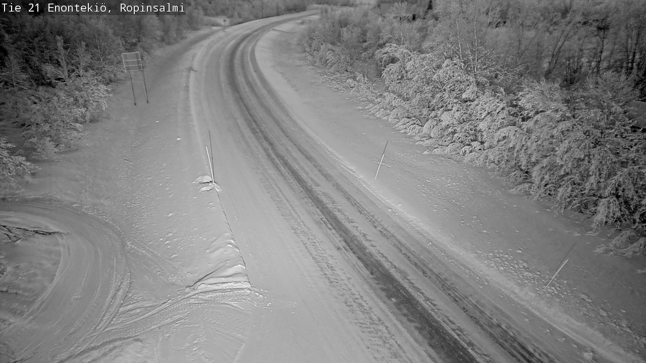 Kelikamerat Kuva Tie 21 Enontekiö, Ropinsalmi, Enontekiö, Lappi