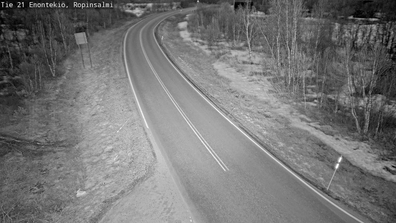 Kelikamerat Kuva Tie 21 Enontekiö, Ropinsalmi, Enontekiö, Lappi