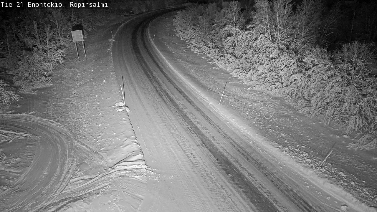 Kelikamerat Kuva Tie 21 Enontekiö, Ropinsalmi, Enontekiö, Lappi