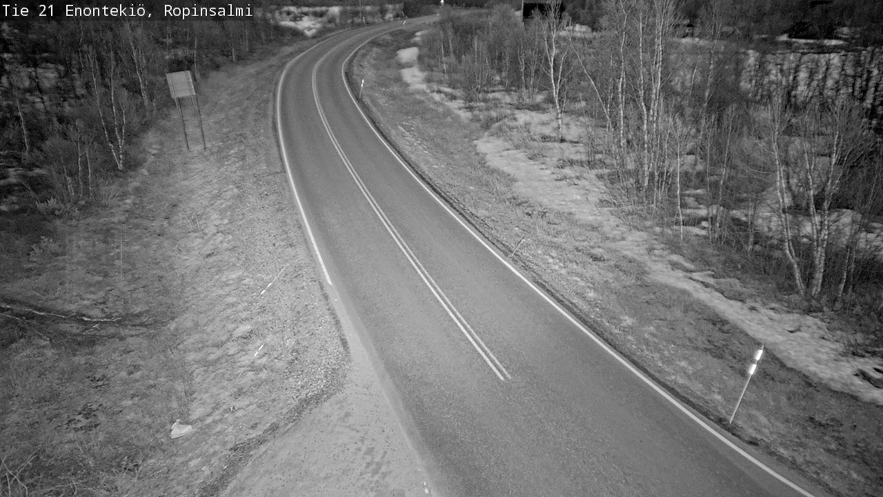 Kelikamerat Kuva Tie 21 Enontekiö, Ropinsalmi, Enontekiö, Lappi
