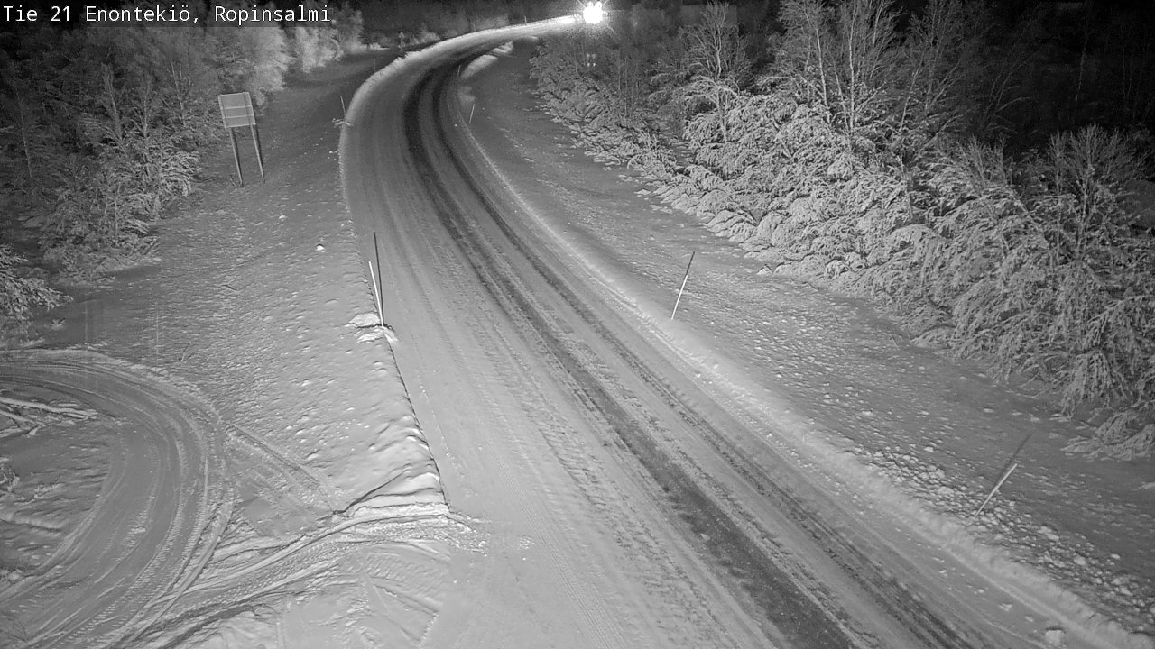 Kelikamerat Kuva Tie 21 Enontekiö, Ropinsalmi, Enontekiö, Lappi