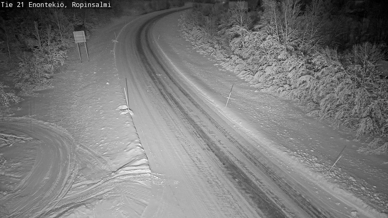 Kelikamerat Kuva Tie 21 Enontekiö, Ropinsalmi, Enontekiö, Lappi