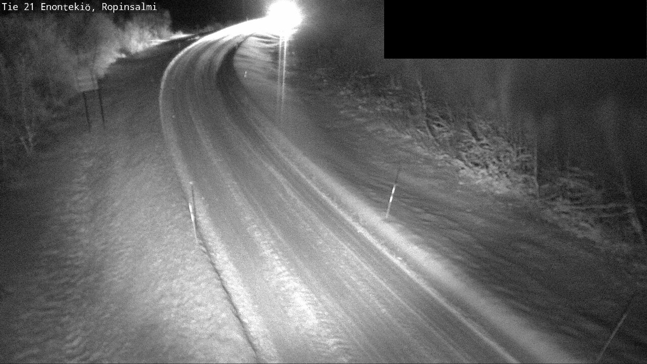 Weather Camera Image Väg 21 Enontekiö, Ropinsalmi, Enontekiö, Lappi