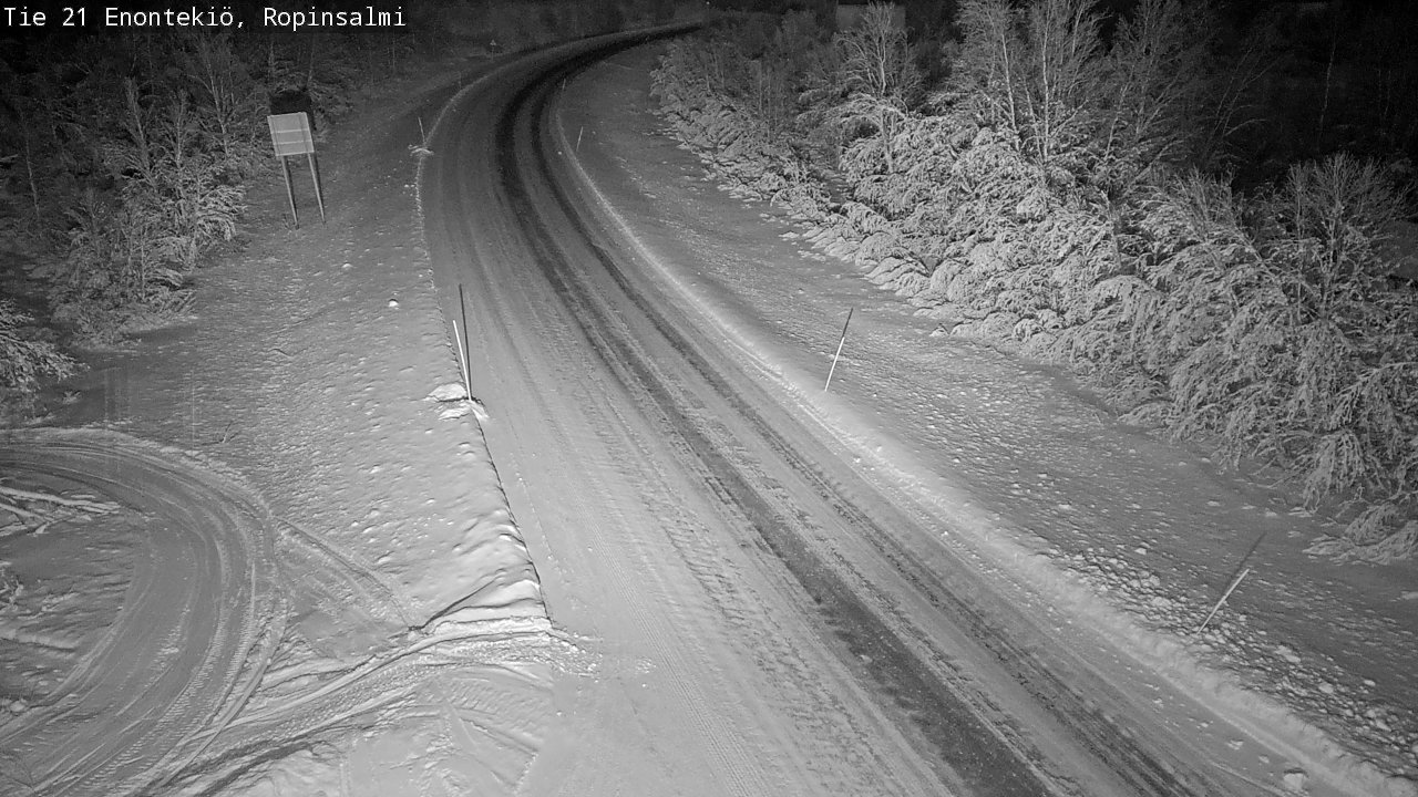 Kelikamerat Kuva Tie 21 Enontekiö, Ropinsalmi, Enontekiö, Lappi