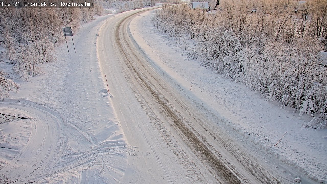 Kelikamerat Kuva Tie 21 Enontekiö, Ropinsalmi, Enontekiö, Lappi