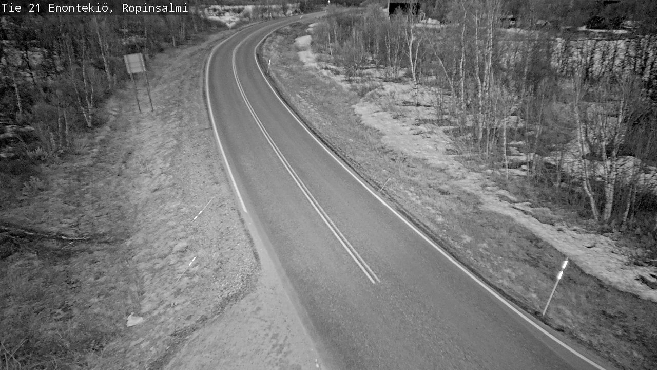 Kelikamerat Kuva Tie 21 Enontekiö, Ropinsalmi, Enontekiö, Lappi