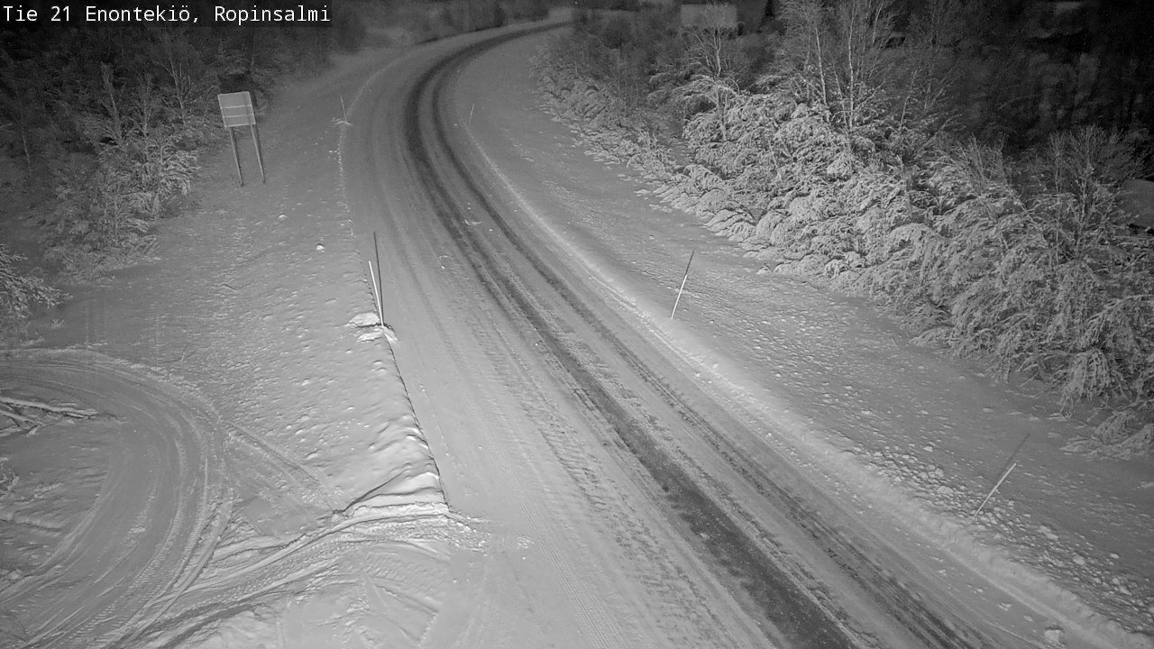 Kelikamerat Kuva Tie 21 Enontekiö, Ropinsalmi, Enontekiö, Lappi