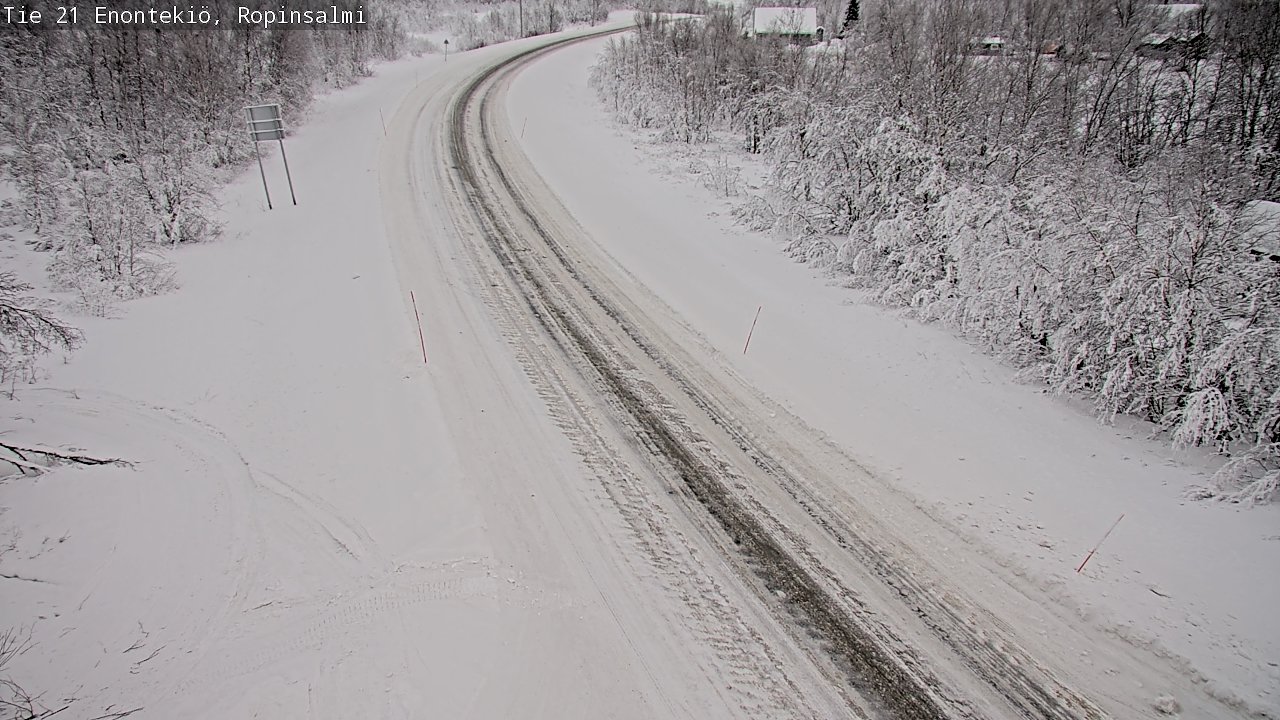 Kelikamerat Kuva Tie 21 Enontekiö, Ropinsalmi, Enontekiö, Lappi