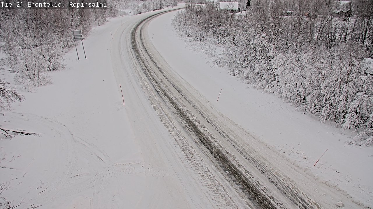 Kelikamerat Kuva Tie 21 Enontekiö, Ropinsalmi, Enontekiö, Lappi