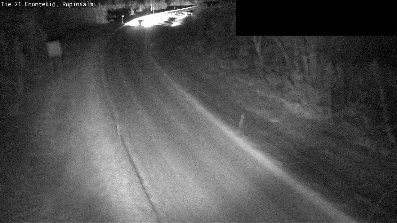 Weather Camera Image Väg 21 Enontekiö, Ropinsalmi, Enontekiö, Lappi