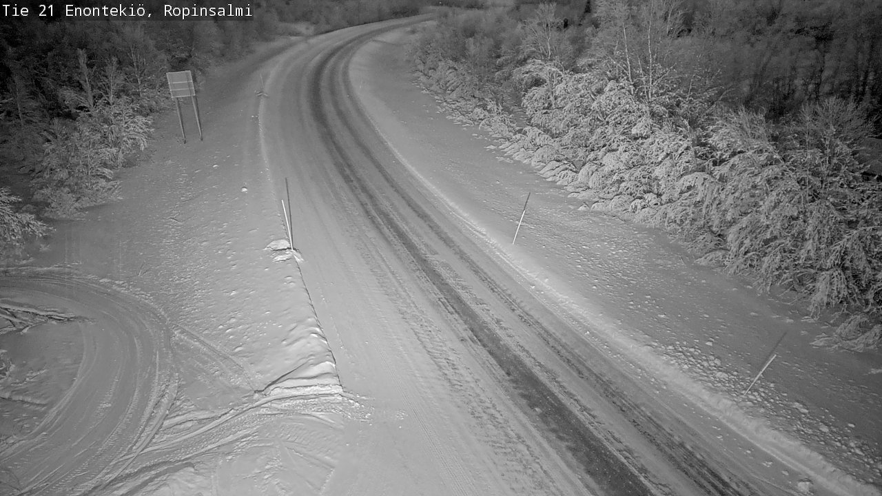 Kelikamerat Kuva Tie 21 Enontekiö, Ropinsalmi, Enontekiö, Lappi