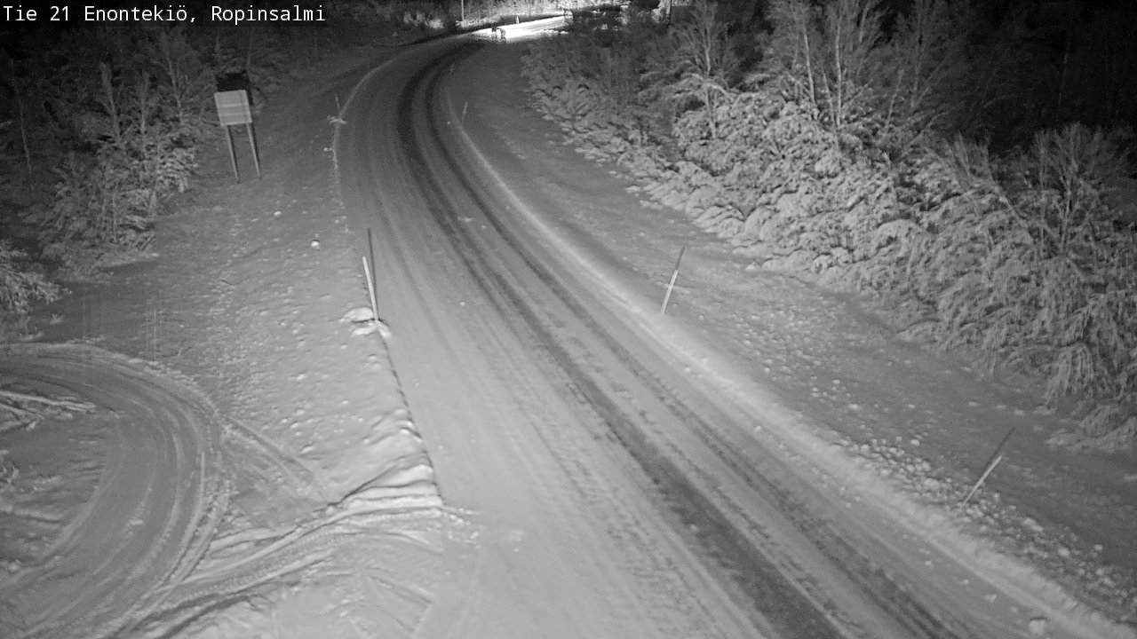 Kelikamerat Kuva Tie 21 Enontekiö, Ropinsalmi, Enontekiö, Lappi