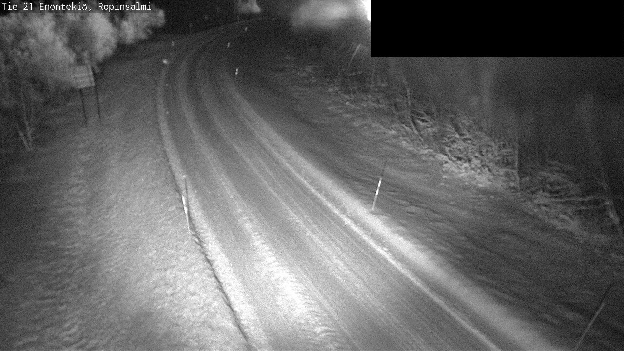 Weather Camera Image Väg 21 Enontekiö, Ropinsalmi, Enontekiö, Lappi