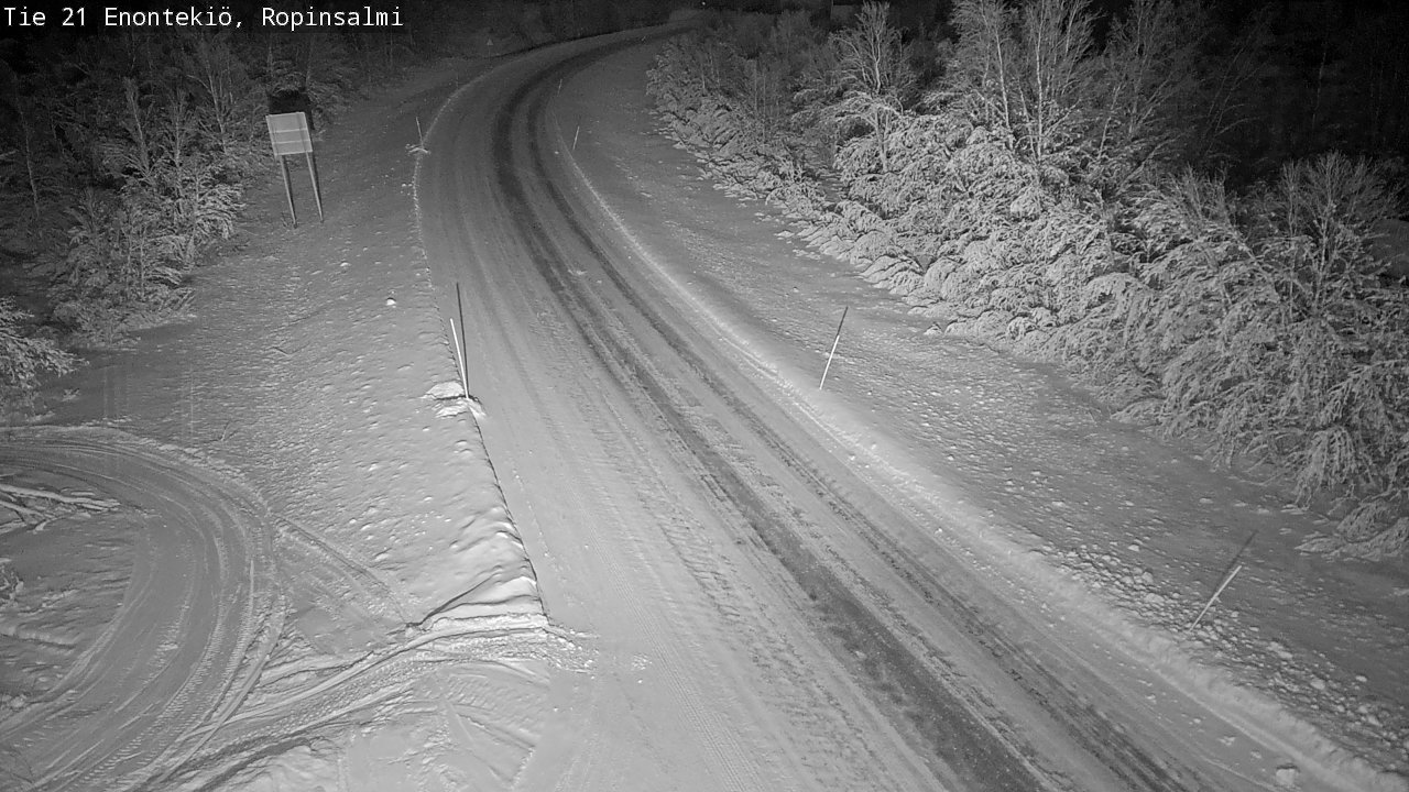 Kelikamerat Kuva Tie 21 Enontekiö, Ropinsalmi, Enontekiö, Lappi