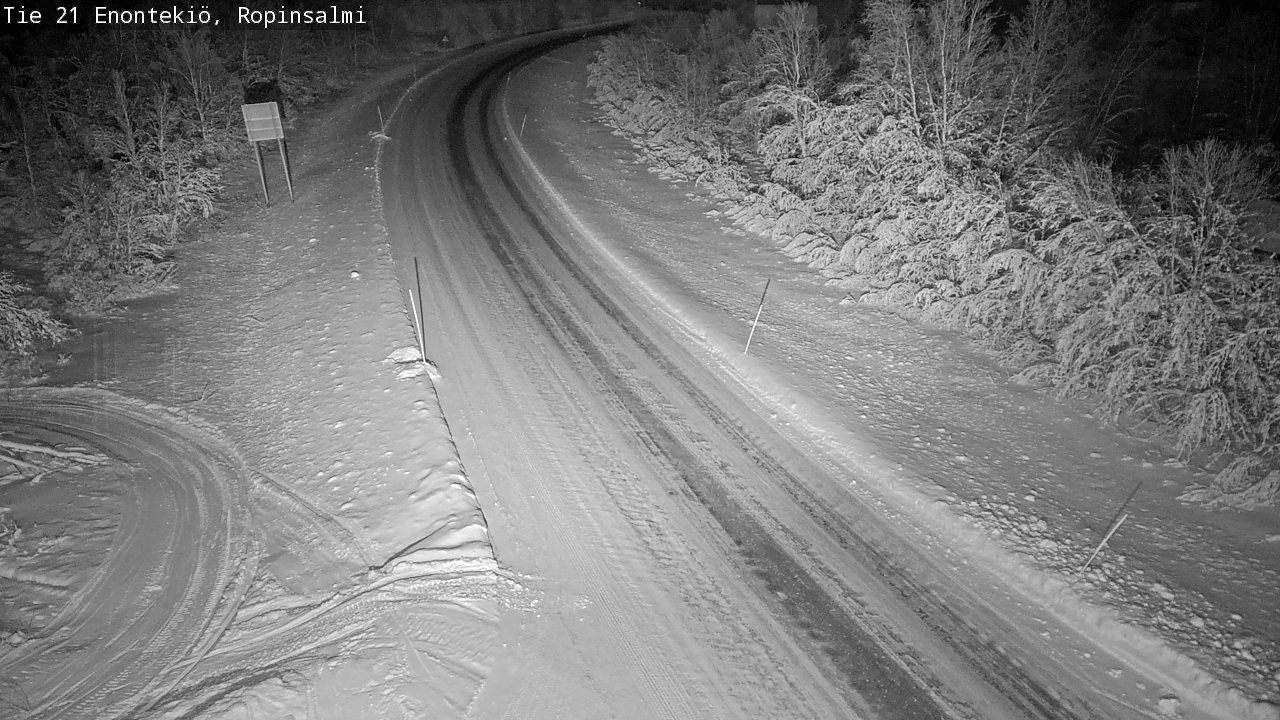 Kelikamerat Kuva Tie 21 Enontekiö, Ropinsalmi, Enontekiö, Lappi