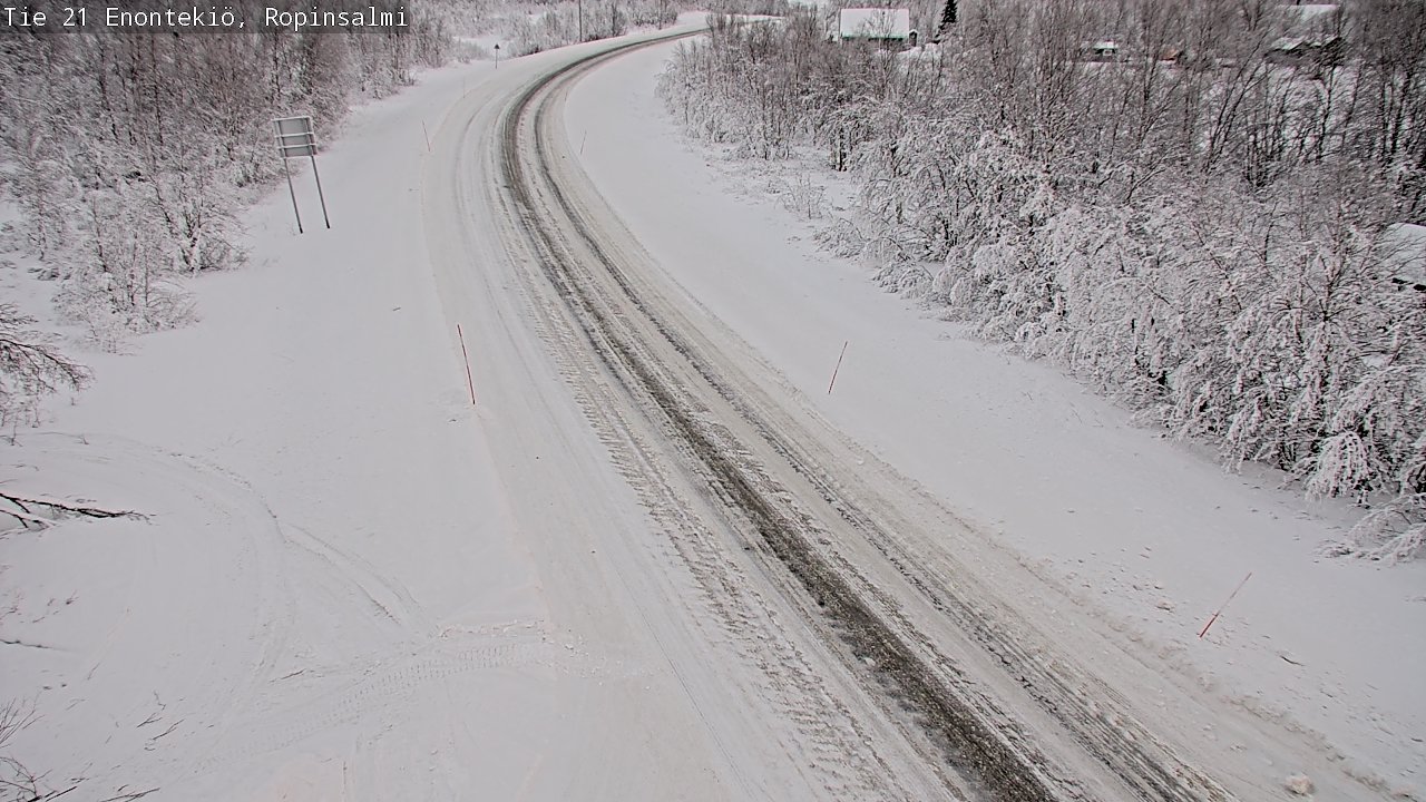 Kelikamerat Kuva Tie 21 Enontekiö, Ropinsalmi, Enontekiö, Lappi
