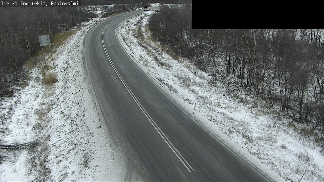 Kelikamerat Kuva Tie 21 Enontekiö, Ropinsalmi, Enontekiö, Lappi